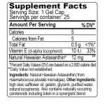 Bioastin® Hawaiian Astaxanthin 12mg, 25 capsules - dietary supplement