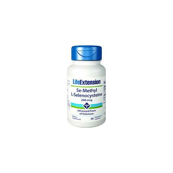 Selenium Se-Methyl L-Selenocysteine 200 mcg 90 caps., LifeExtension – dietary supplement