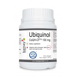 UBIQUINOL CoQH-CFTM 100 mg, 300 softgels - dietary  supplement