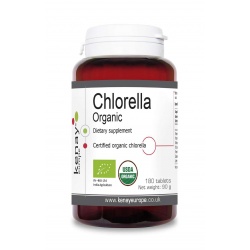 Organic Chlorella, 180 tablets  - dietary  supplement