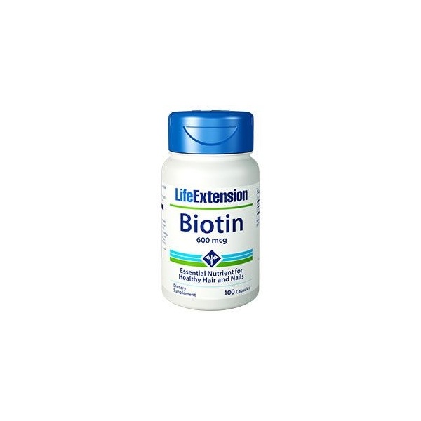 Biotin 600 mcg 100 caps., LifeExtension – dietary supplement