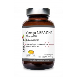 Omega-3 EPA/DHA EZmega MAX, 60 capsules – dietary supplement