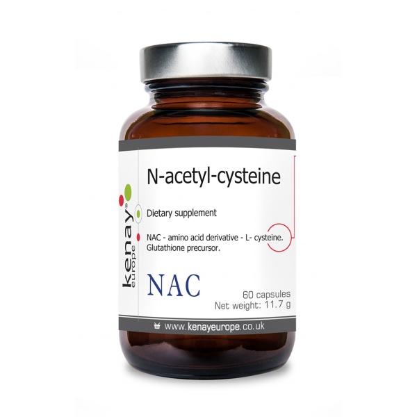 NAC  N-acetyl-cysteine, 60 capsules - dietary  supplement