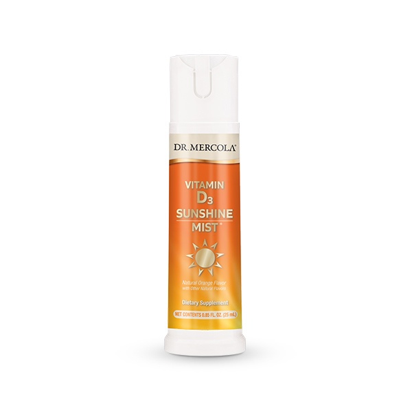 Vitamin D3 1000 IU spray, 25 ml (producer: Dr. Mercola) - dietary supplement