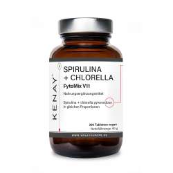 SPIRULINA + CHLORELLA FytoMix V11 360 Tabletten vegan  Nahrungsergänzungsmittel KENAY®