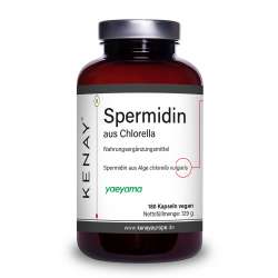 Spermidin aus Chlorella 180 Kapseln vegan Nahrungsergänzungsmittel KENAY®
