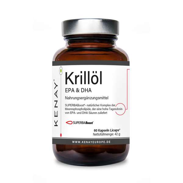 Krillöl  EPA & DHA SUPERBABoost® 60 Kapseln Nahrungsergänzungsmittel  KENAY®