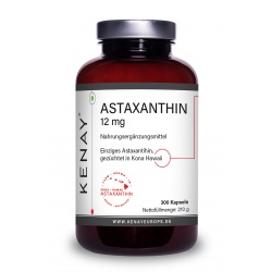 Astaxanthin 12 mg (Dietary Supplement) – 300 Capsules - KENAY®
